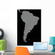 Stereoscopic South America Wall Decal