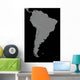 Stereoscopic South America Wall Decal