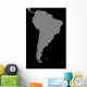 Stereoscopic South America Wall Decal
