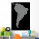 Stereoscopic South America Wall Decal