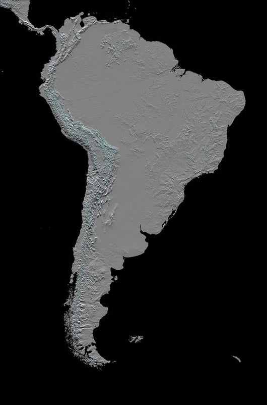 Stereoscopic South America Wall Decal