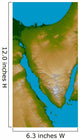Sinai Peninsula Wall Decal