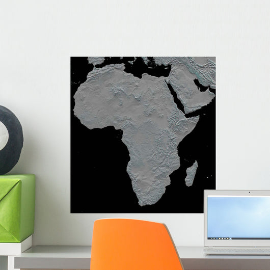 Stereoscopic North America Wall Decal Design 1