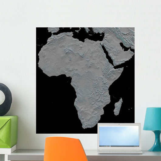 Stereoscopic North America Wall Decal Design 1