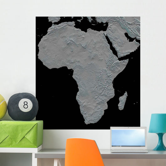 Stereoscopic North America Wall Decal Design 1