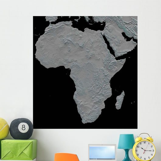 Stereoscopic North America Wall Decal Design 1