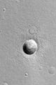 Martian Meteor Crater Mars Wall Decal