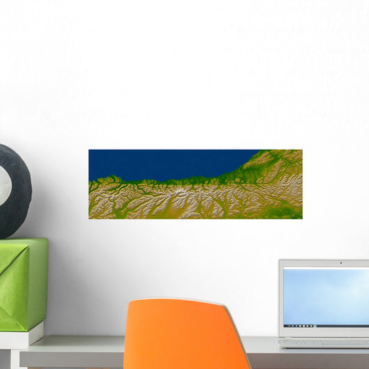 Alpine Fault along West Wall Decal