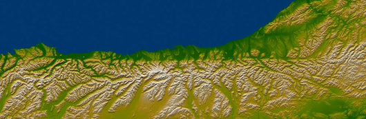 Alpine Fault along West Wall Decal
