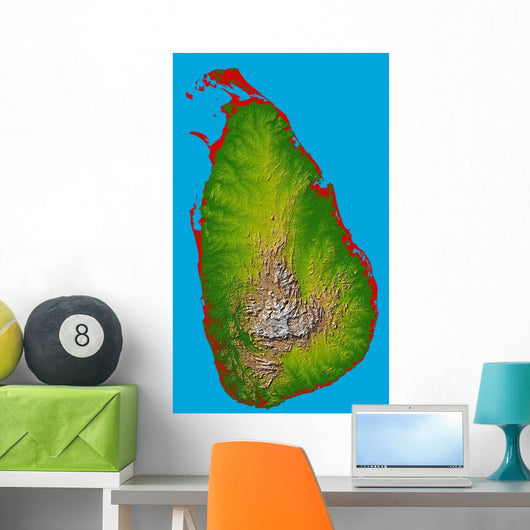 Sri Lanka Wall Decal