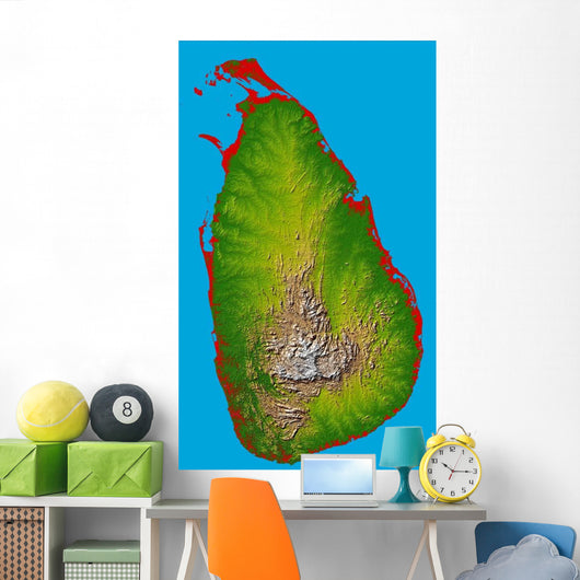 Sri Lanka Wall Decal