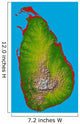 Sri Lanka Wall Decal