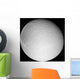 Saturn's Moon Dione Wall Decal Design 2