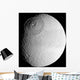 Saturn's Moon Tethys Wall Decal Design 2