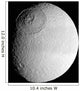 Saturn's Moon Tethys Wall Decal Design 2