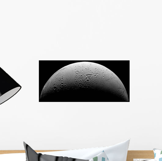 Saturn's Moon Enceladus Wall Decal Design 2