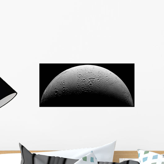 Saturn's Moon Enceladus Wall Decal Design 2