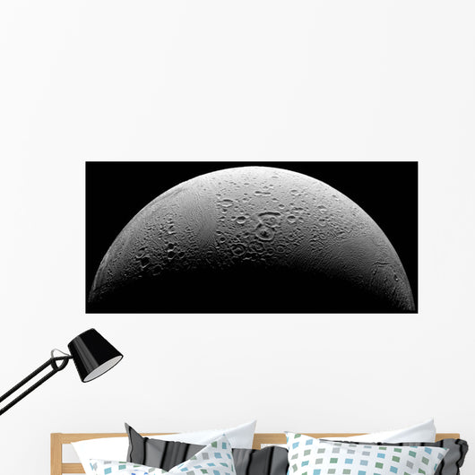 Saturn's Moon Enceladus Wall Decal Design 2