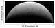 Saturn's Moon Enceladus Wall Decal Design 2
