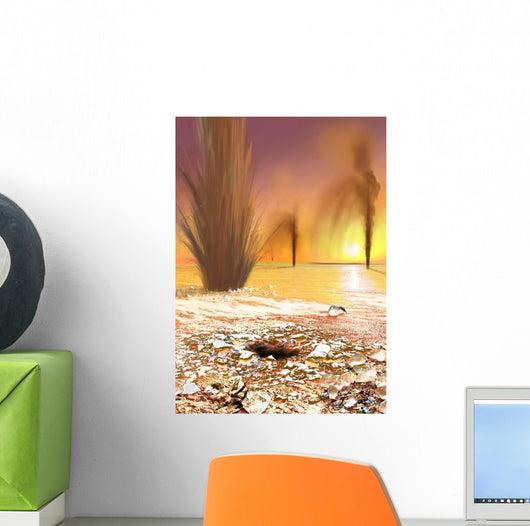 Martian South Polar Ice Wall Decal