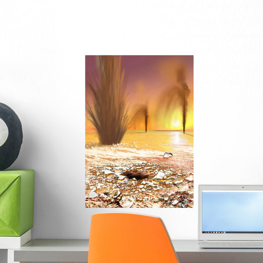 Martian South Polar Ice Wall Decal