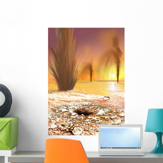 Martian South Polar Ice Wall Decal