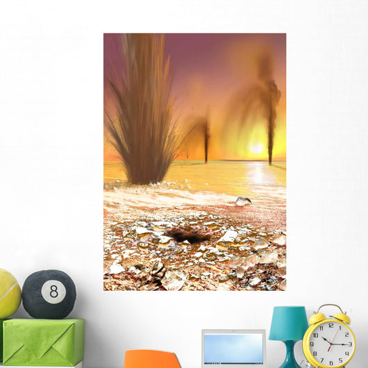 Martian South Polar Ice Wall Decal