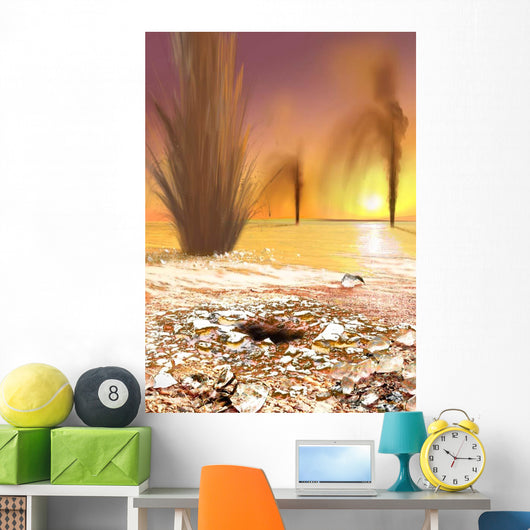 Martian South Polar Ice Wall Decal