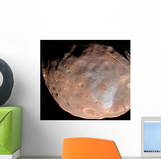 Mars Moon Phobos Wall Decal Design 2