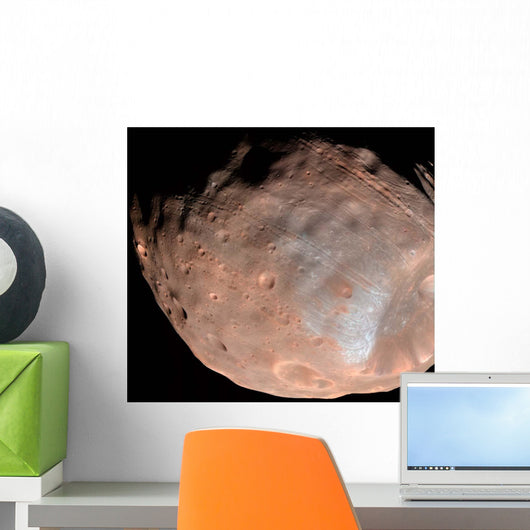 Mars Moon Phobos Wall Decal Design 2