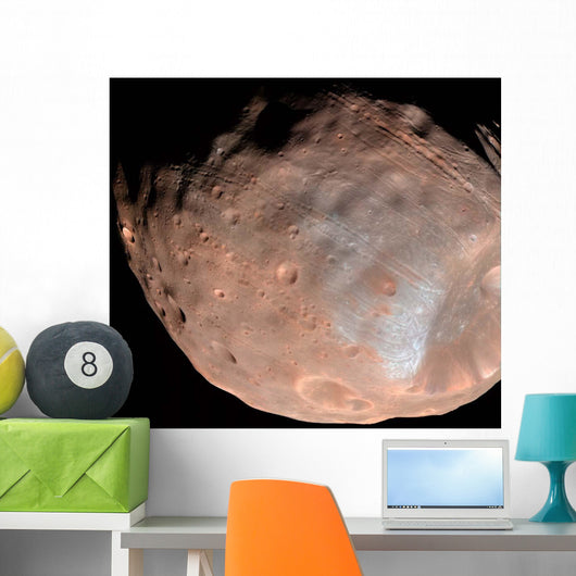 Mars Moon Phobos Wall Decal Design 2