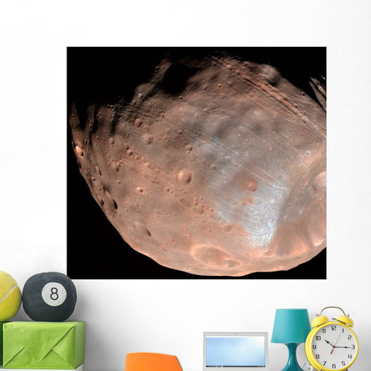 Mars Moon Phobos Wall Decal Design 2