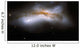 Colliding Spiral Galaxies Wall Decal