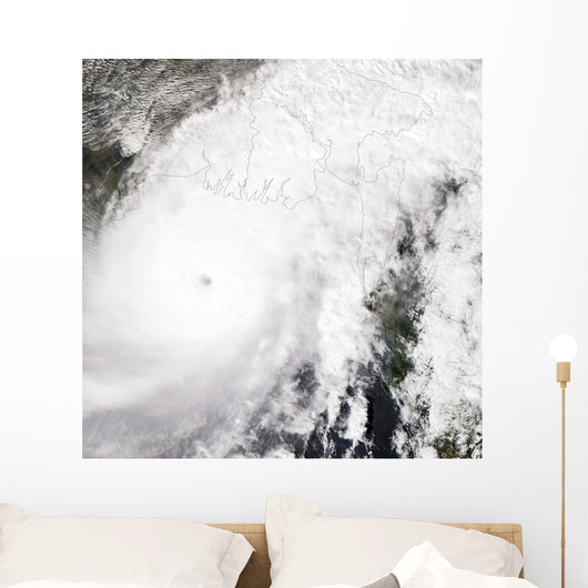 Tropical Cyclone Sidr Wall Decal