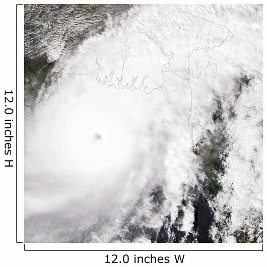 Tropical Cyclone Sidr Wall Decal