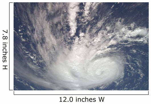 Hurricane Bertha Wall Decal Design 2