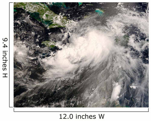 Tropical Storm Gustav Caribbean Wall Decal