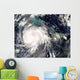 Hurricane Gustav over Jamaica Wall Decal Design 2
