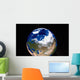 Earth Showing Arctic Region Wall Decal