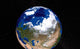 Earth Showing Arctic Region Wall Decal