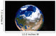 Earth Showing Arctic Region Wall Decal