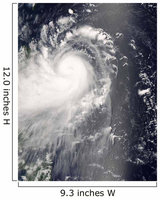 Typhoon Nuri Approaching Philippine Wall Decal