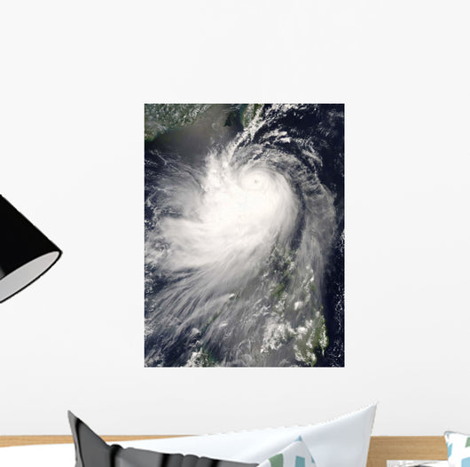 Typhoon Nuri over Philippine Wall Decal