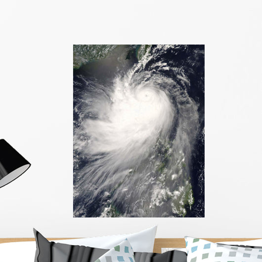 Typhoon Nuri over Philippine Wall Decal