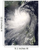 Typhoon Nuri over Philippine Wall Decal