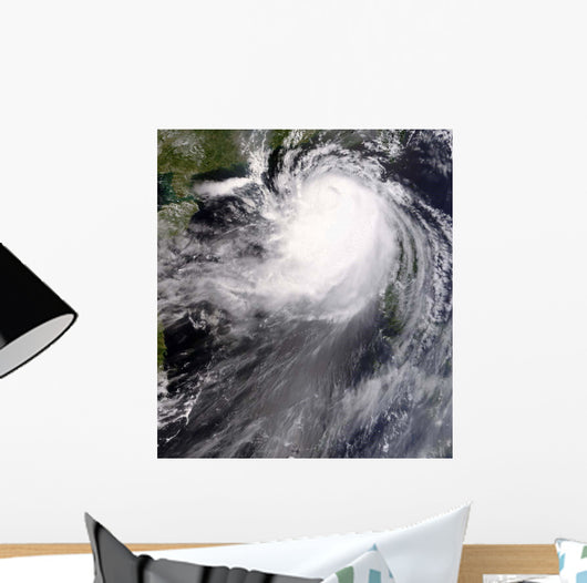 Typhoon Nuri Approaching China Wall Decal