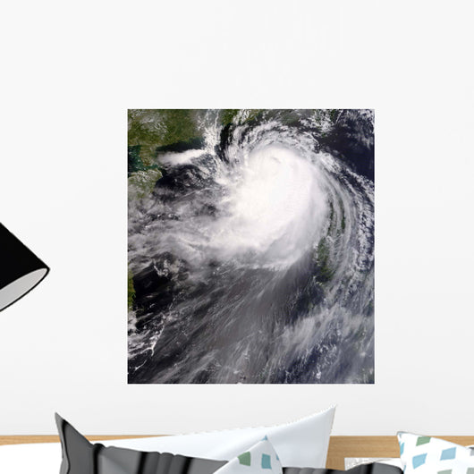 Typhoon Nuri Approaching China Wall Decal