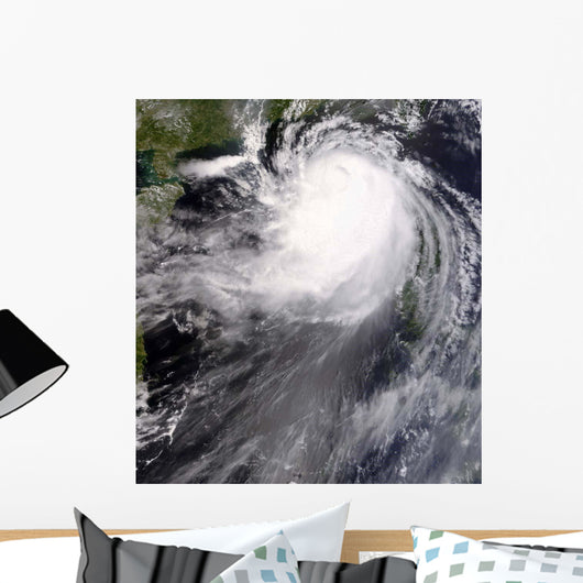 Typhoon Nuri Approaching China Wall Decal