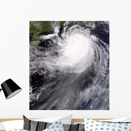 Typhoon Nuri Approaching China Wall Decal