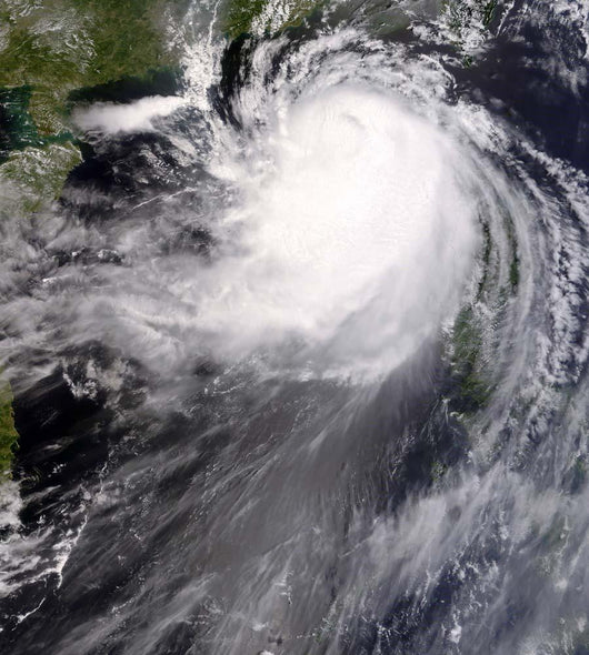 Typhoon Nuri Approaching China Wall Decal